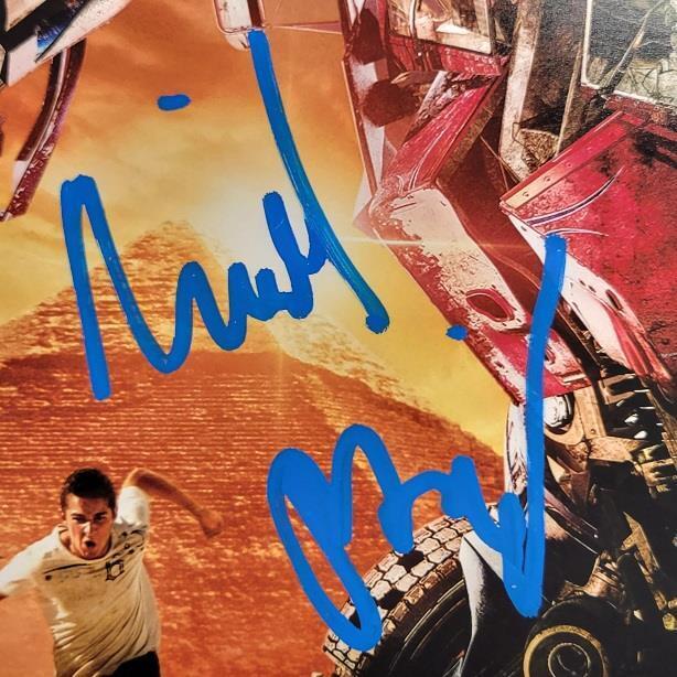 Michael Bay & Shia LaBeouf signed Transformers 8x10 photo autograph Beckett BAS Image 3