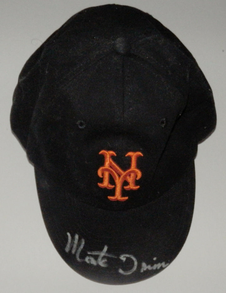 MONTE IRVIN SIGNED NEW YORK GIANTS DHL LOGO PROMO CAP w/ JSA COA HALL OF FAMER Image 1