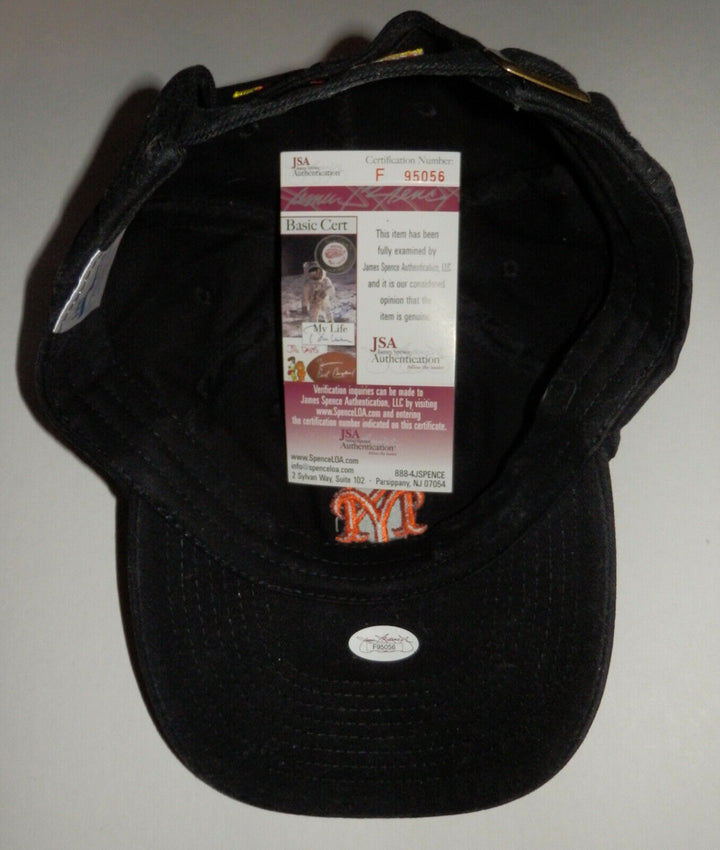 MONTE IRVIN SIGNED NEW YORK GIANTS DHL LOGO PROMO CAP w/ JSA COA HALL OF FAMER Image 4