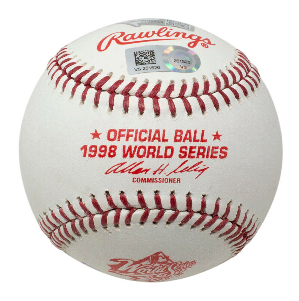 Mariano Rivera Signed New York Yankees 1998 World Series Baseball MLB+Fanatics Image 2