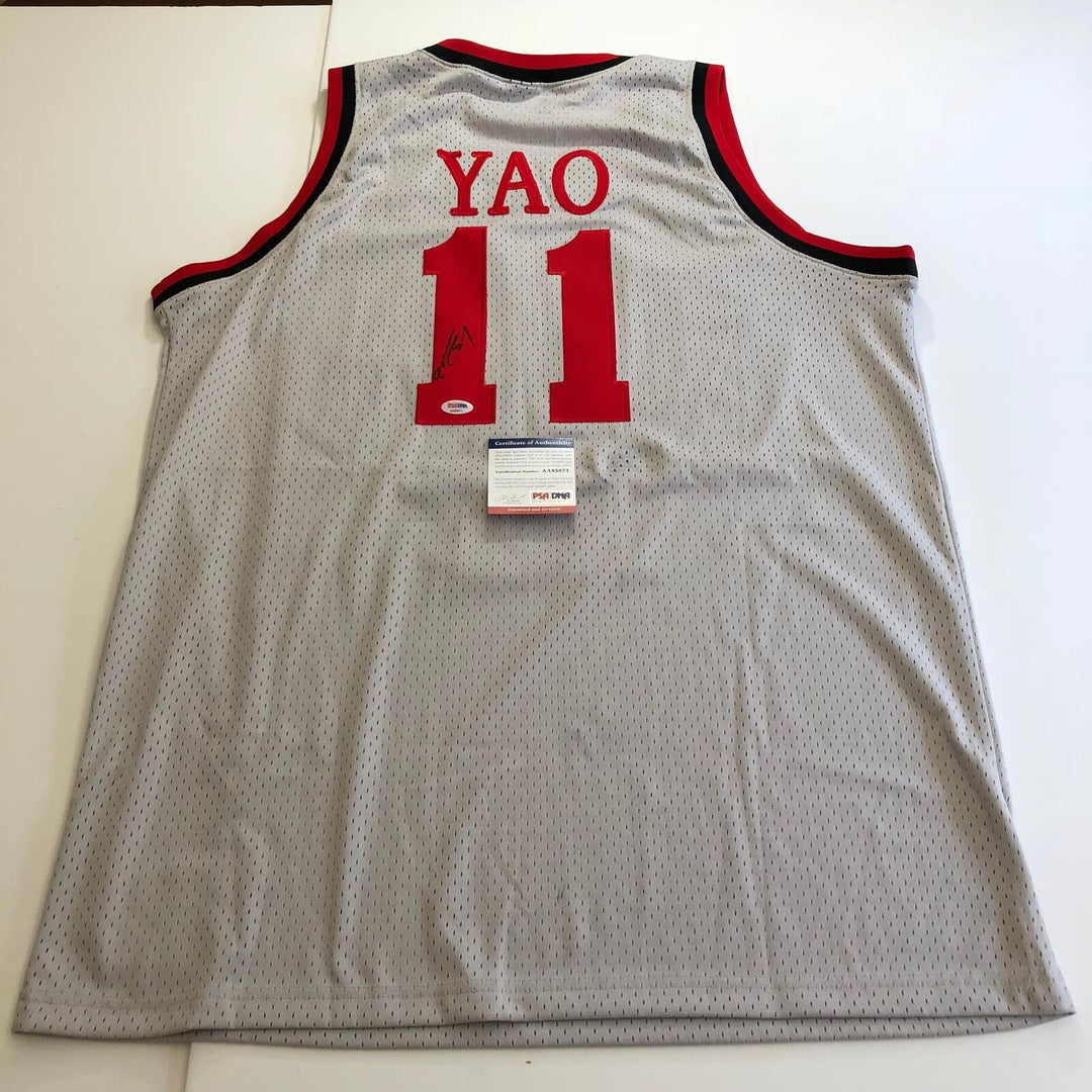 Yao Ming signed jersey PSA/DNA Houston Rockets Autographed Image 1