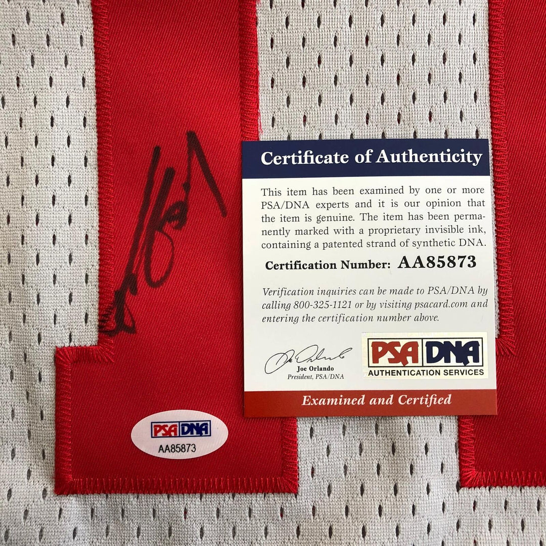 Yao Ming signed jersey PSA/DNA Houston Rockets Autographed Image 2