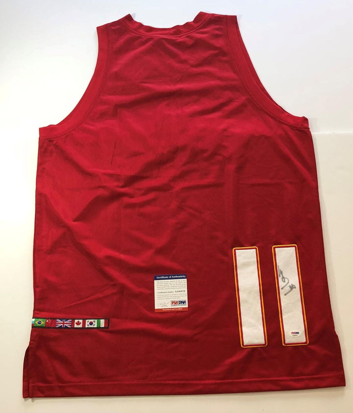 Yao Ming signed jersey PSA/DNA Team China Autographed Image 1