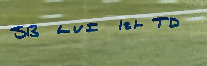 Odell Beckham Jr Signed Rams 16x20 Super Bowl LVI Photo SB LVI 1st TD Insc BAS Image 3