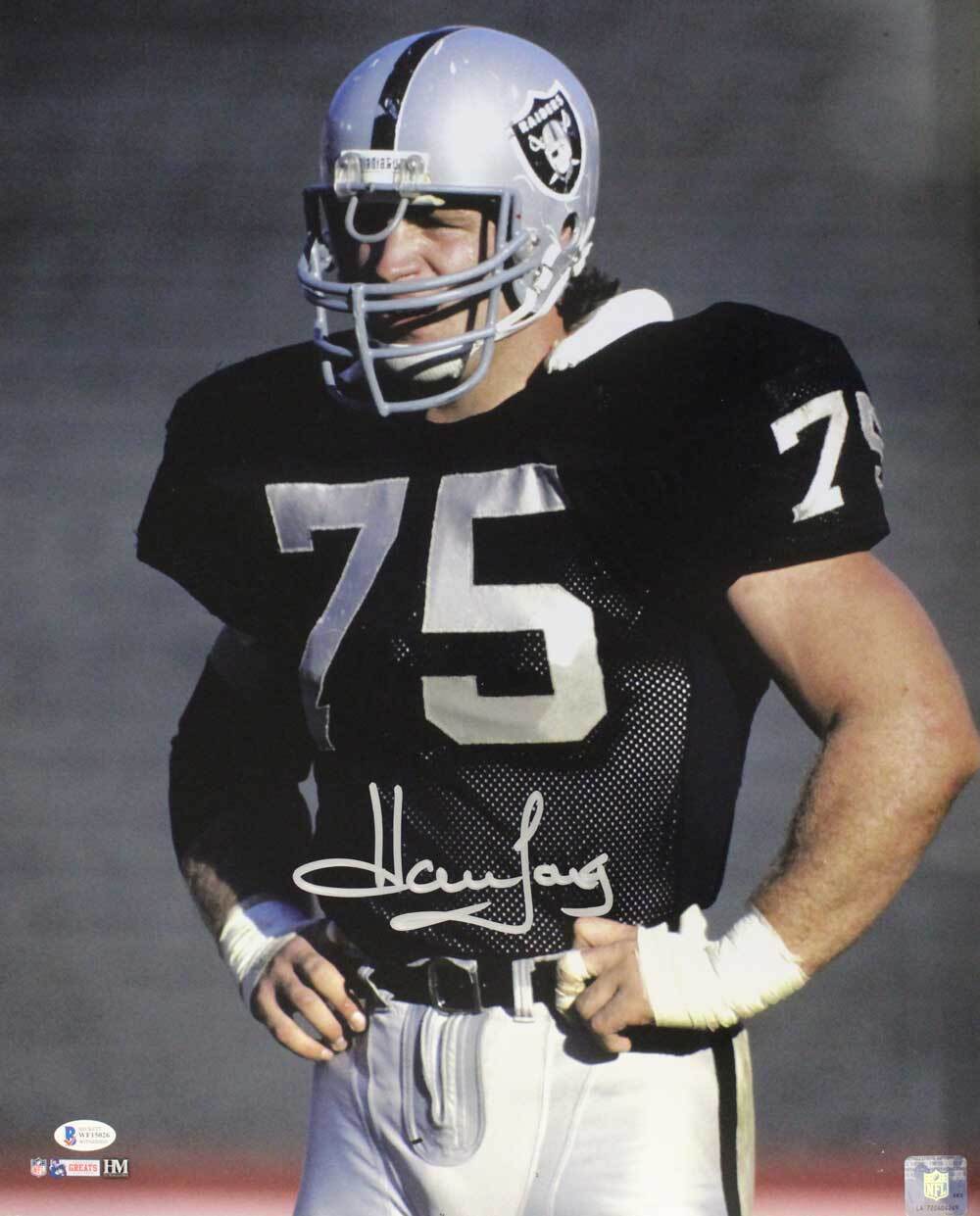 Howie Long Autographed/Signed Oakland Raiders 16x20 Photo BAS 31447 Image 1