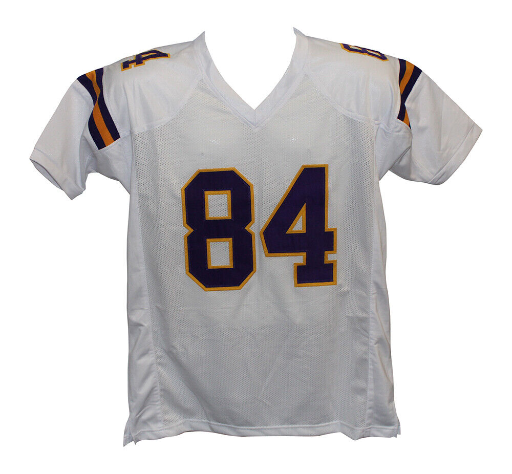 Randy Moss Autographed/Signed Pro Style White XL Jersey BAS 29994 Image 3