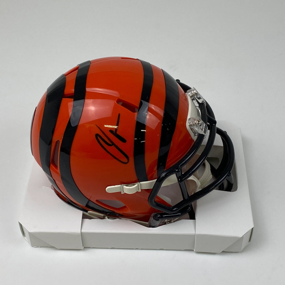 Autographed/Signed Chad Johnson Ochocinco Cincinnati Bengals Mini Helmet BAS COA Image 1