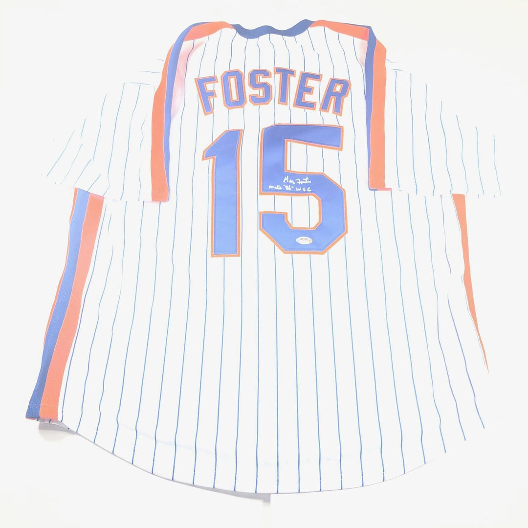 George Foster Signed Jersey PSA/DNA New York Mets Autographed Image 1