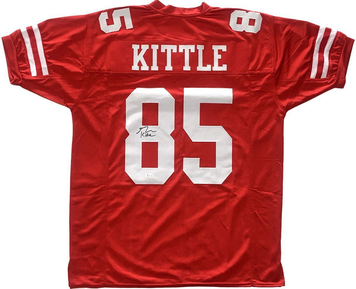 George Kittle Signed Autographed San Francisco 49ers Custom Jersey Beckett Image 1
