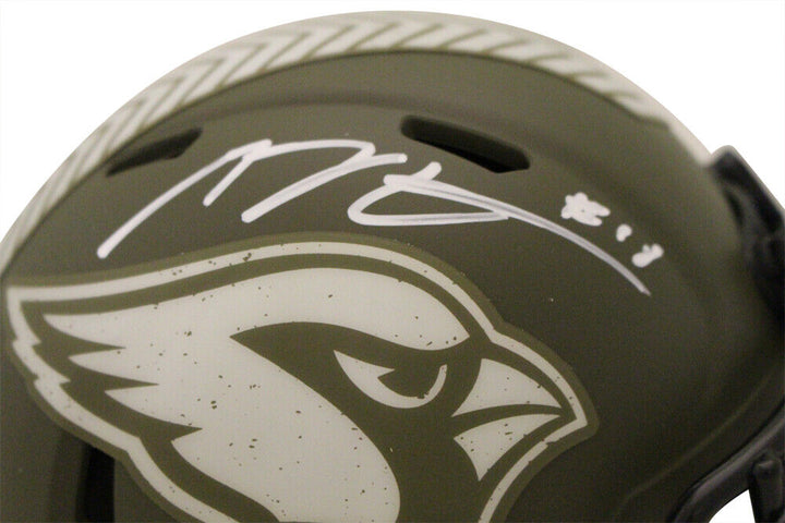 AJ Green Autographed Arizona Cardinals Salute Mini Helmet Beckett 39068 Image 2