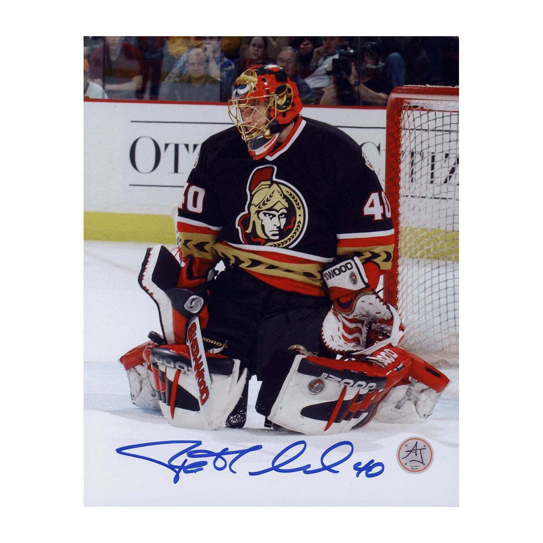 Patrick Lalime Autographed Ottawa Senators Goalie 8x10 Photo Image 1