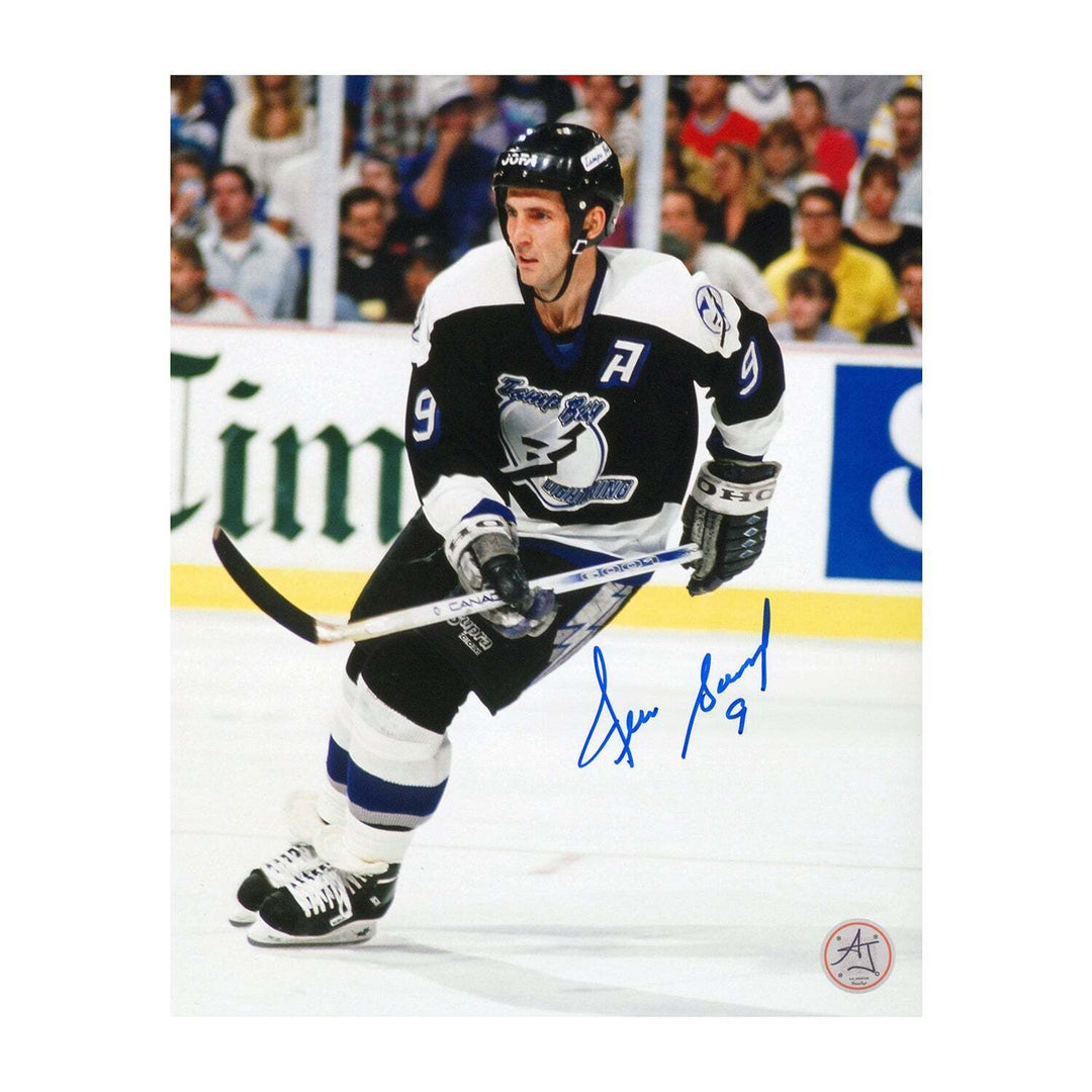 Denis Savard Autographed Tampa Bay Lightning Hockey 8x10 Photo Image 1