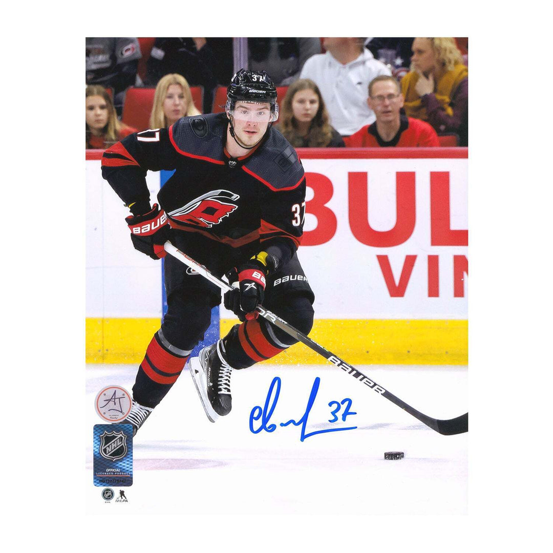 Andrei Svechnikov Autographed Carolina Hurricanes Hockey 8x10 Photo Image 1