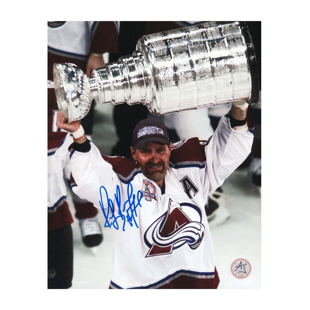 Ray Bourque Signed Colorado Avalanche 2001 Stanley Cup 8x10 Photo Image 1