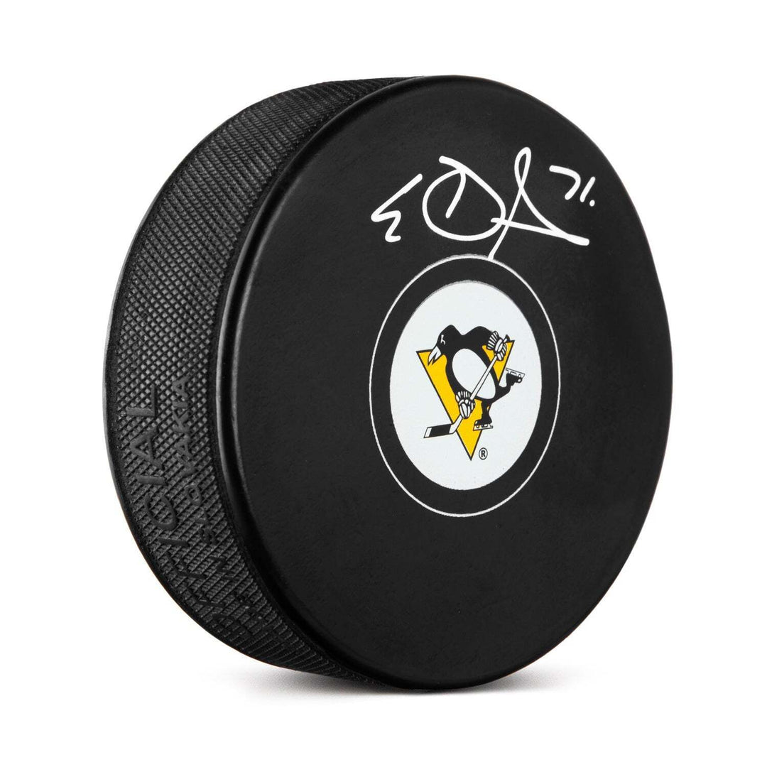Evgeni Malkin Autographed Pittsburgh Penguins Hockey Puck Image 1