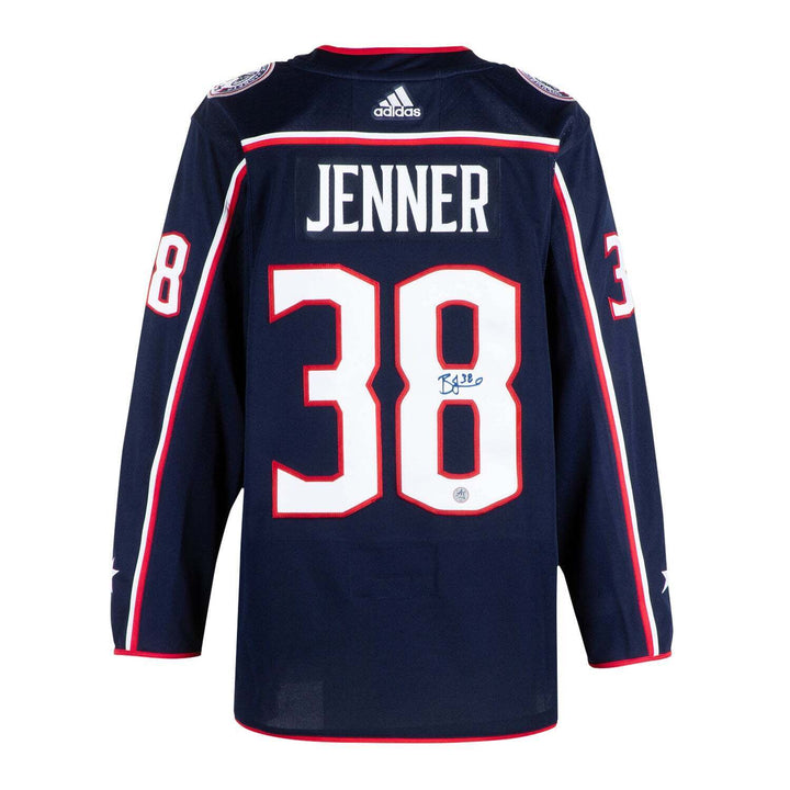 Boone Jenner Autographed Columbus Blue Jackets adidas Jersey Image 1