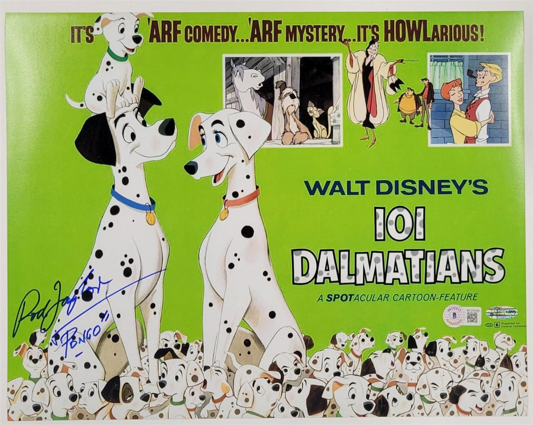 Rod Taylor signed "Pongo" 101 Dalmatians 11x14 photo #4 autograph Beckett BAS Image 1