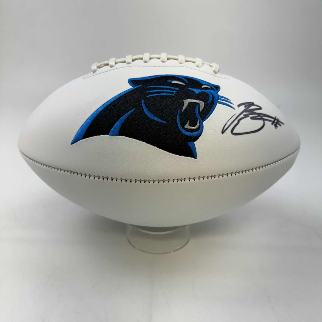 Autographed/Signed Bryce Young Carolina Panthers F/S Logo Football Fanatics COA Image 1