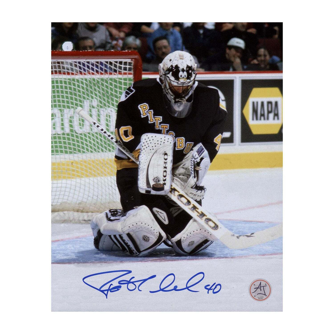 Patrick Lalime Autographed Pittsburgh Penguins Goalie 8x10 Photo Image 1