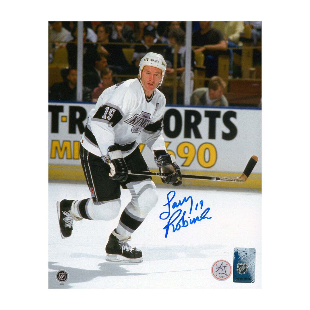 Larry Robinson Autographed Los Angeles Kings Hockey 8x10 Photo Image 1