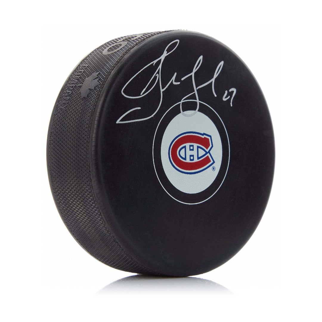Alexei Kovalev Autographed Montreal Canadiens Hockey Puck Image 1