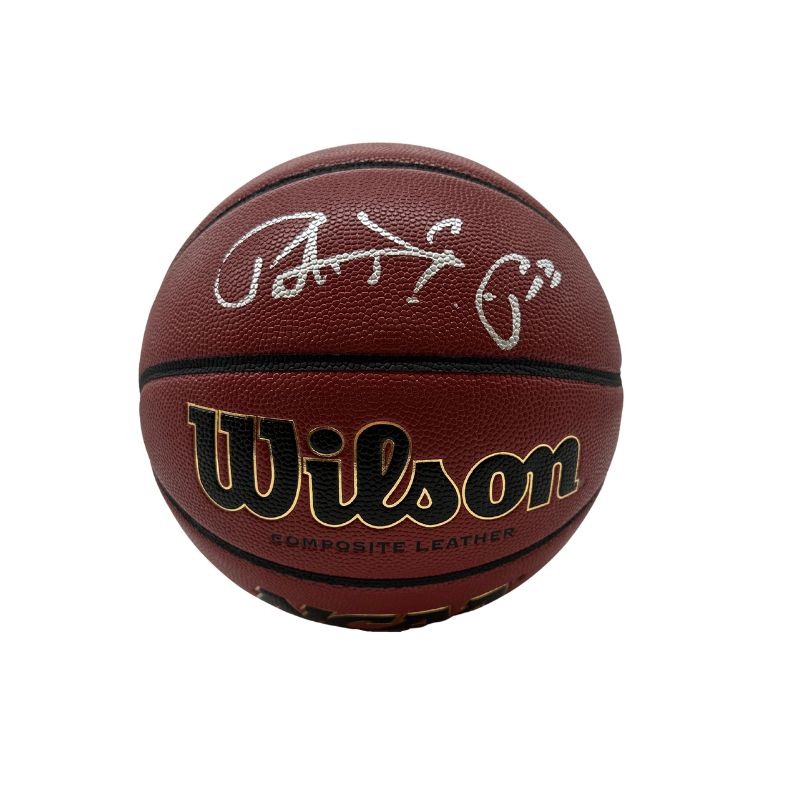 Patrick Ewing New York Knicks Autographed NCAA Wilson Replica Basketball (CX Auth)