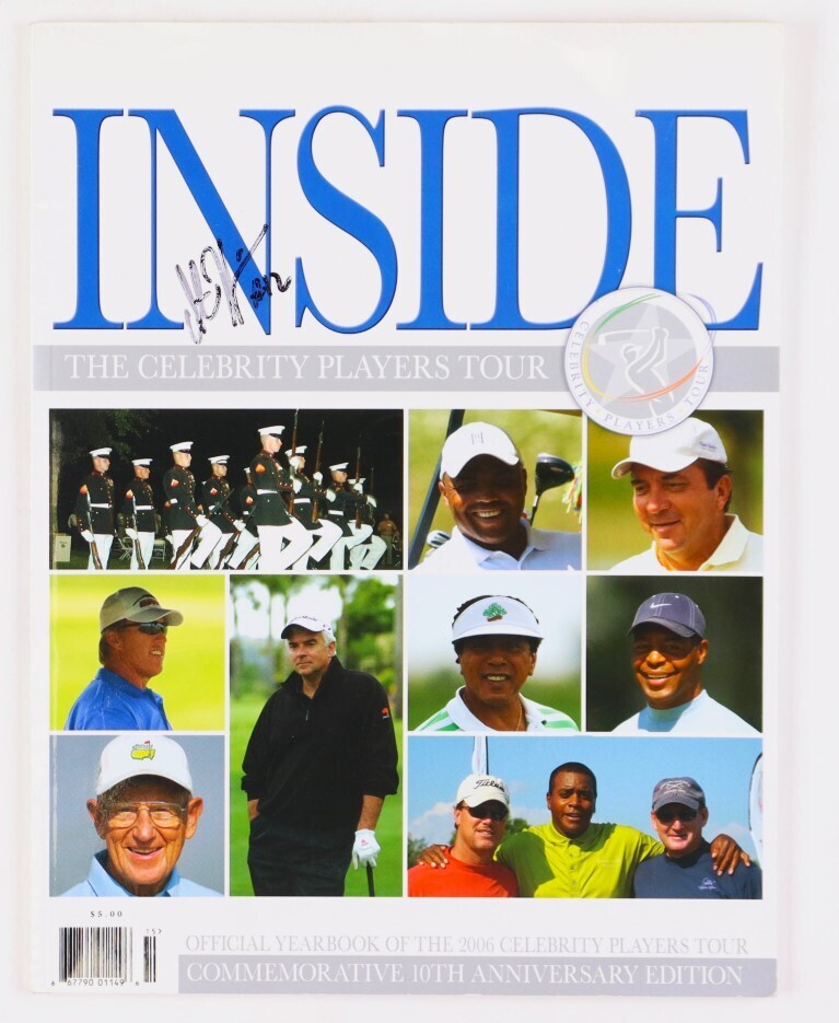 2006 Inside Celebrity Players Tour Yearbook Signed by (12) with Johnny Bench, Mike Schmidt, Drew Brees, Jerry Rice, Stan Makita, 7 More(JSA)