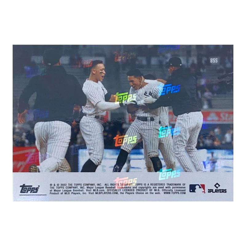 MLB New York Yankees 2022 Topps Now Baseball Single Card Blue