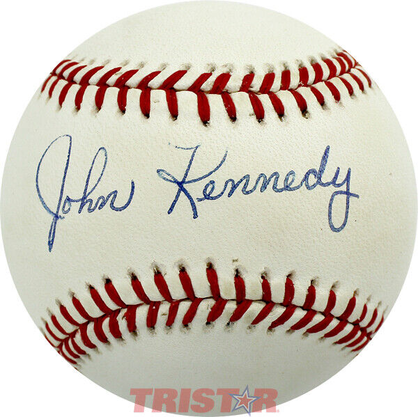 JOHN KENNEDY SIGNED BASEBALL PSA - KANSAS CITY MONARCHS, BIRMINGHAM BLACK BARONS Image 1