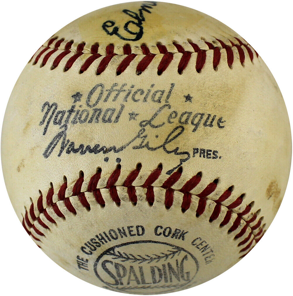 Elmer Stricklett Signed Autographed Vintage Spalding NL Baseball PSA/DNA Image 2