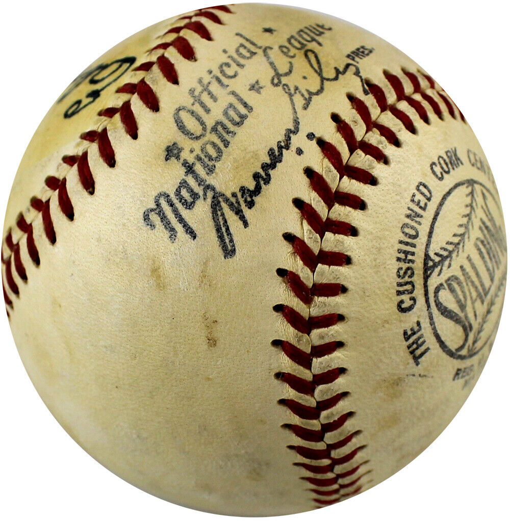 Elmer Stricklett Signed Autographed Vintage Spalding NL Baseball PSA/DNA Image 4