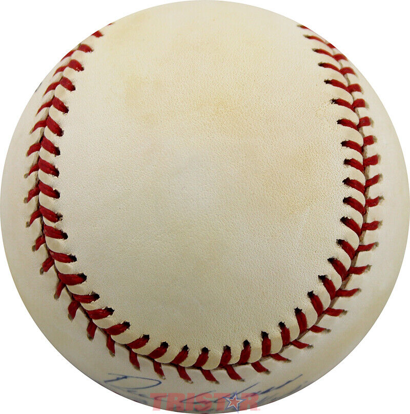 Richie Ashburn Autographed Vintage Rawlings NL Baseball PSA Phillies HOF Image 2
