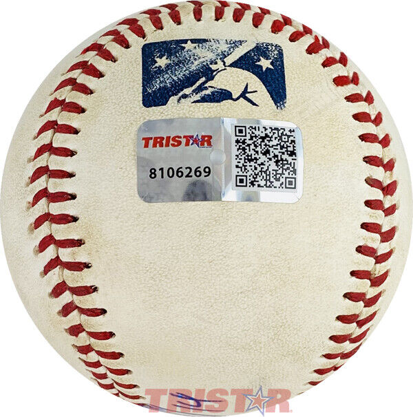 MICHAEL WADDELL AUTOGRAPHED MINOR LEAGUE BASEBALL INSCRIBED BUSTEM 14 TRISTAR Image 2