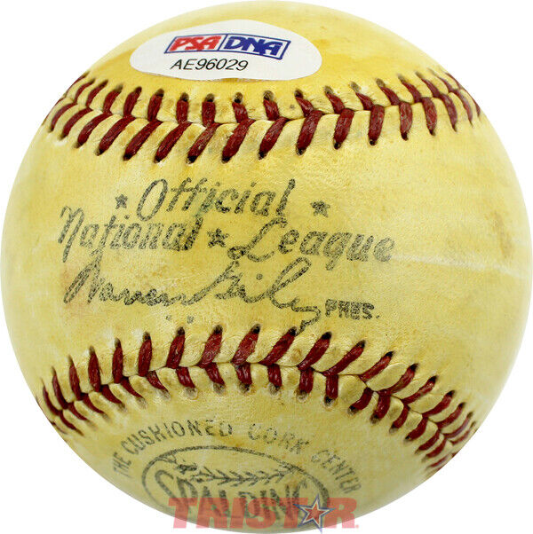 Frank Lane Signed Autographed NL Baseball PSA - Trader Frank, The Wheeler Dealer Image 4