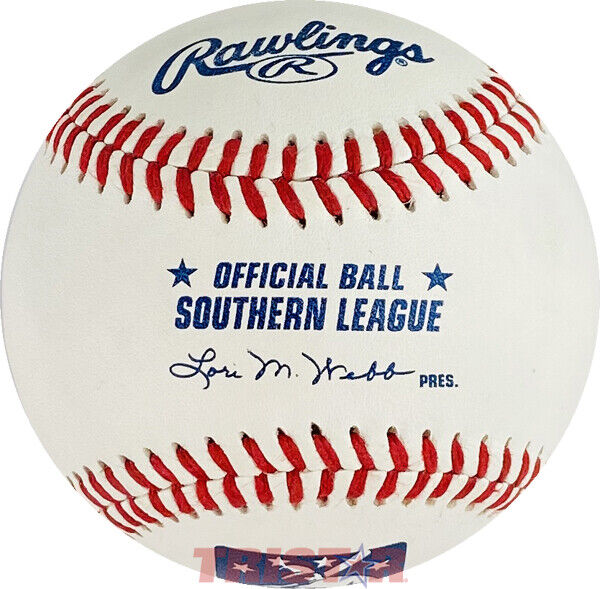 HARRY WATERS SIGNED AUTOGRAPHED SL BASEBALL INSCRIBED MARVIN BARRY 2015 TRISTAR Image 4