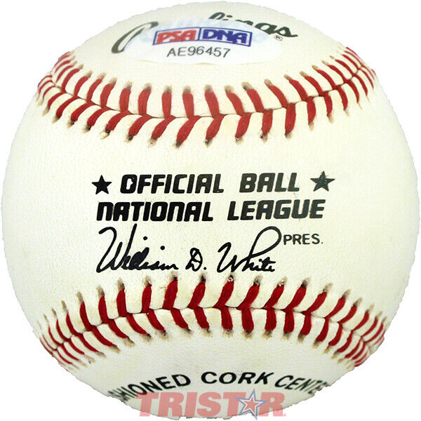 BILLY HERMAN SIGNED FULL NAME NL BASEBALL INSCRIBED HOF 1975 PSA - CHICAGO CUBS Image 2