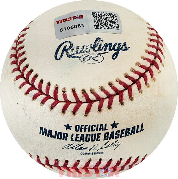 Evan Longoria Signed ML Baseball Inscribed 1st Rd 06 TRISTAR - Tampa Bay Rays Image 4