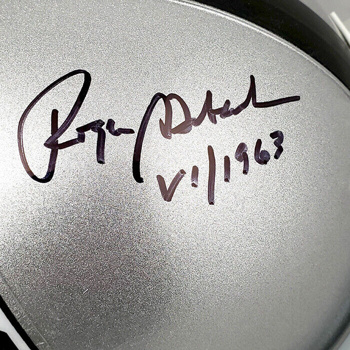 Staubach Allen Plunkett Howard Autographed SB MVPs Heisman Winners FS Helmet JSA Image 2