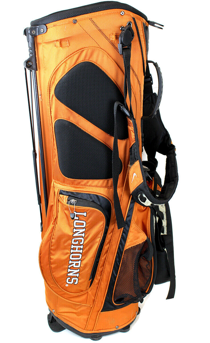Roger Clemens Signed Nike Texas Longhorns Tournament Used Golf Bag TRISTAR Image 3