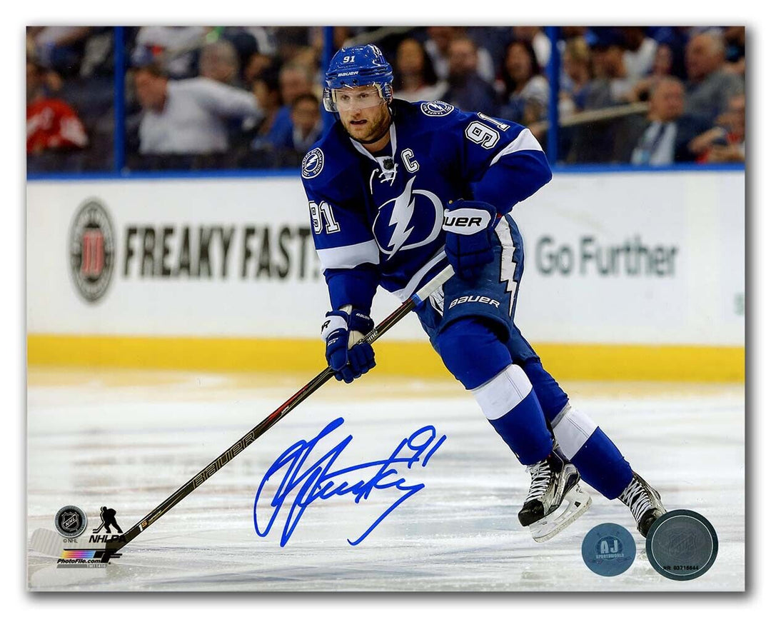 Steven Stamkos Tampa Bay Lightning Autographed NHL Hockey 8x10 Photo Image 1