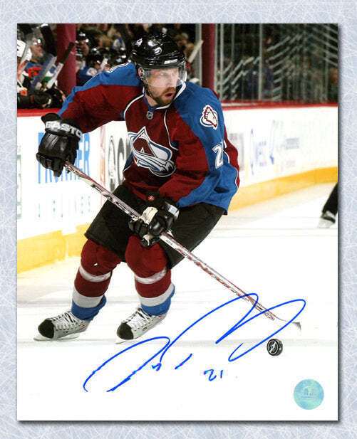 Peter Forsberg Colorado Avalanche Autographed Playmaker 8x10 Photo Image 1