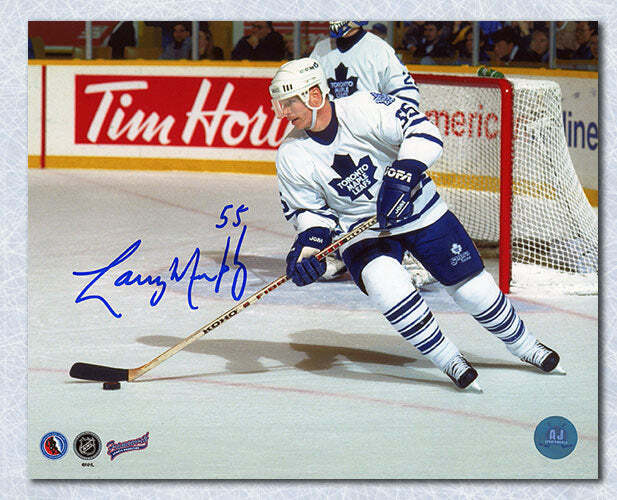 Larry Murphy Toronto Maple Leafs Autographed Hockey Defenseman 8x10 Photo Image 1
