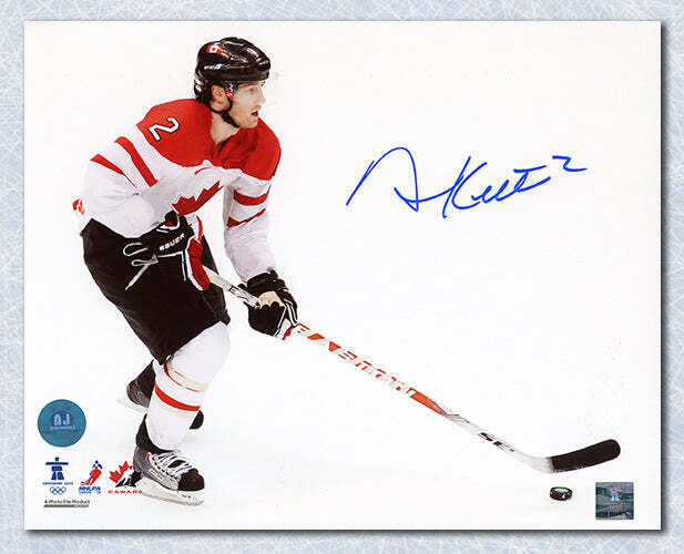 Duncan Keith Team Canada Autographed 2010 Olympic Hockey 8x10 Photo Image 1