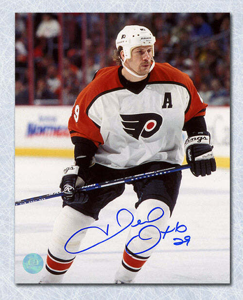 Joel Otto Philadelphia Flyers Autographed Hockey 8x10 Photo Image 1