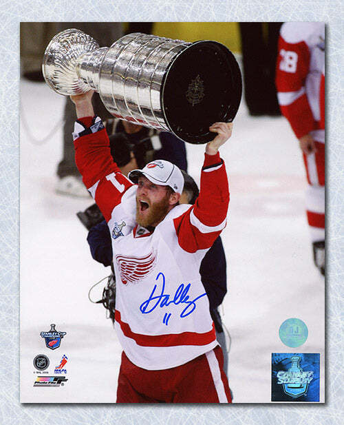 Daniel Cleary Detroit Red Wings Autographed Stanley Cup 8x10 Photo Image 1