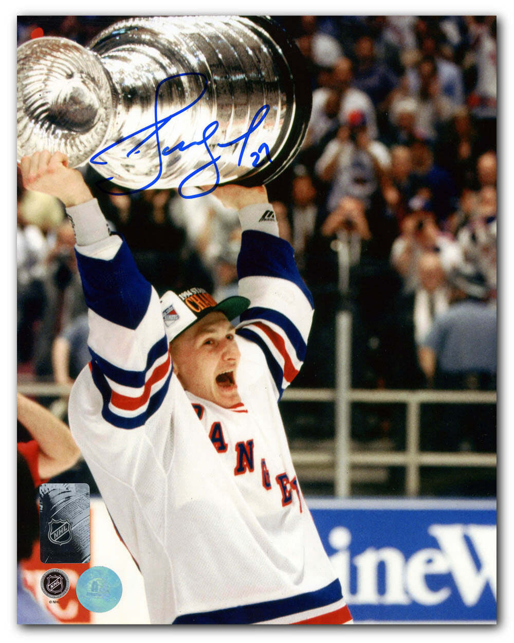 Alexei Kovalev New York Rangers Autographed 1994 Stanley Cup 8x10 Photo Image 1
