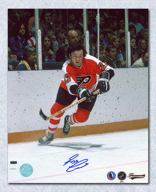 Reggie Leach Philadelphia Flyers Autographed Hockey Playmaker 8x10 Photo Image 1