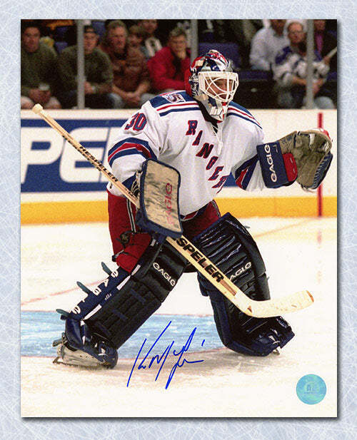 Kirk Mclean New York Rangers Autographed 8x10 Photo Image 1