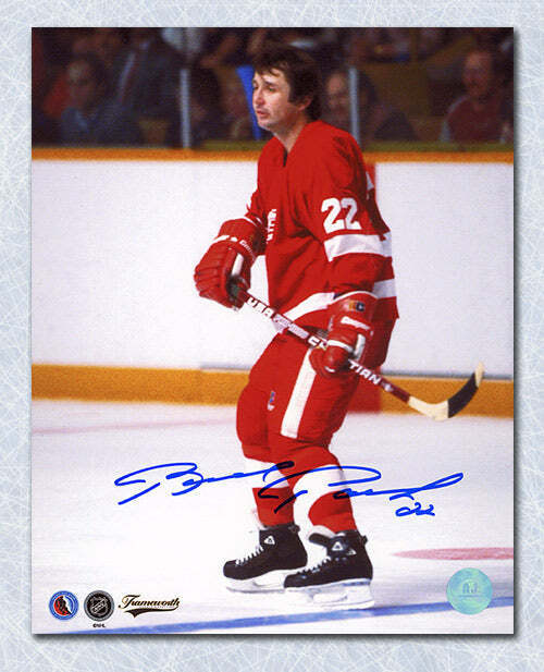 Brad Park Detroit Red Wings Autographed Hockey 8x10 Photo Image 1
