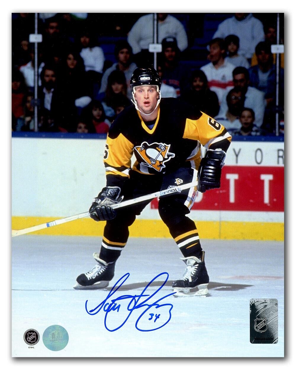 Scott Young Pittsburgh Penguins Autographed 8x10 Photo Image 1